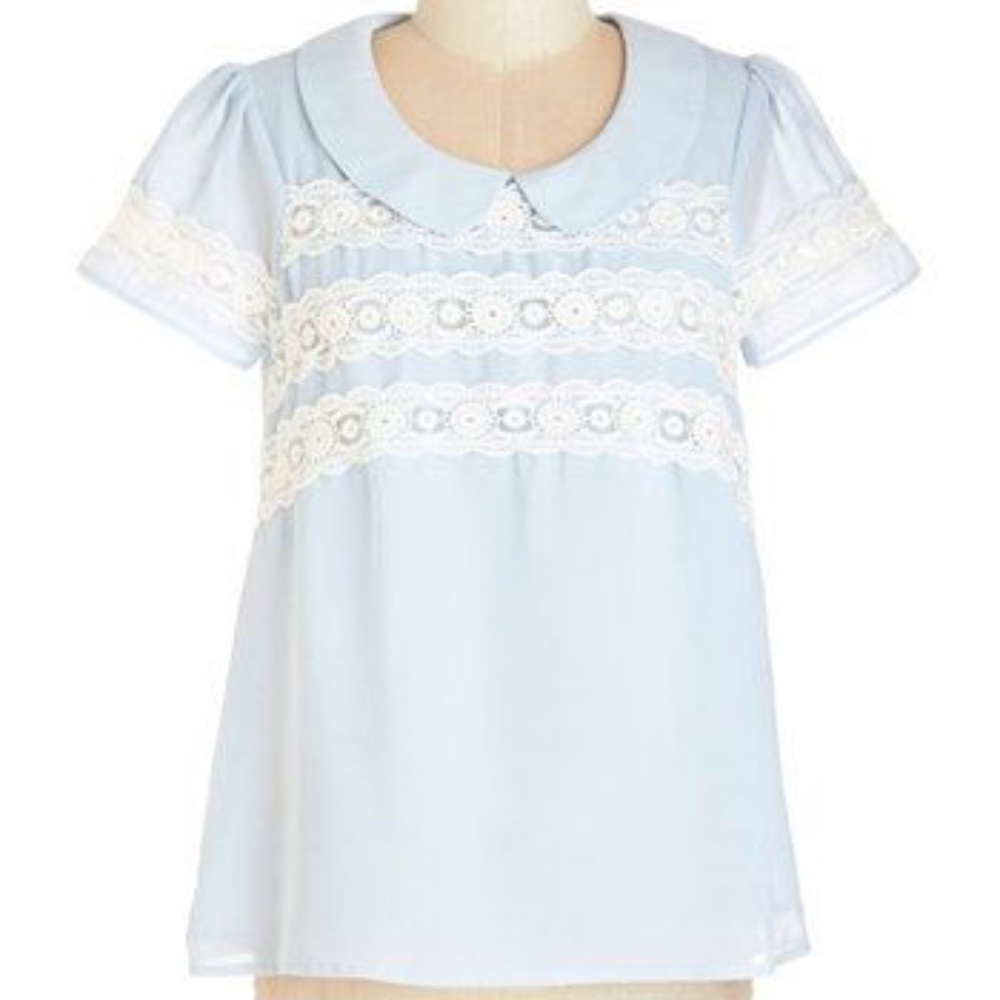 ModCloth Arcadian Dreams Top 2x